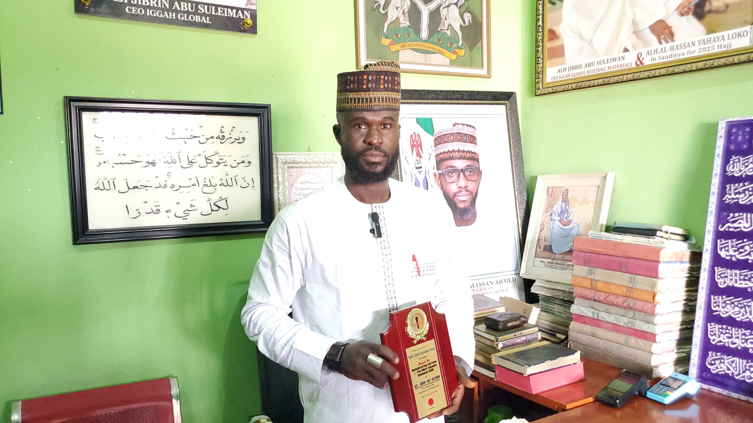Alhaji Jibrin Suleiman Bags  '2026 Business Icon Award'