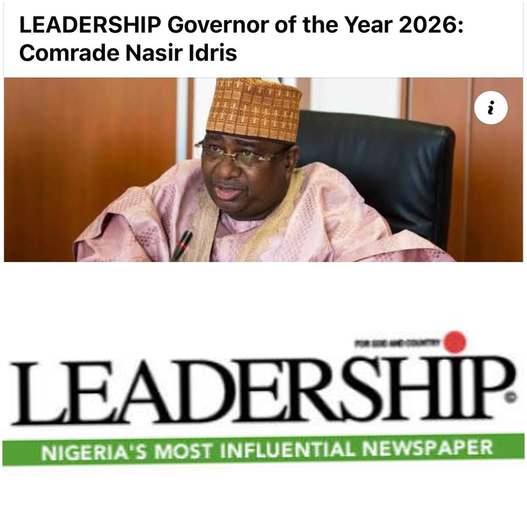 Leadership Newspaper names Gov. Idris, Governor of the Year 2026